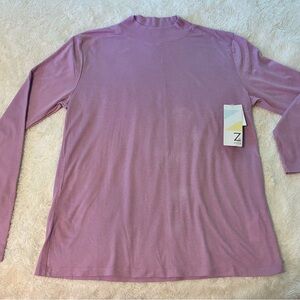 Z by Zella Long Sleeve Top in Lavender Size M new with Tags